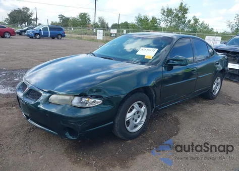 2001 Pontiac Grand Prix Se from USA, damaged, VIN 001G2WK52J01F1818